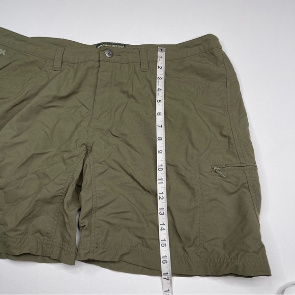 Mountain Khakis Shorts Granite Creek 100% Nylon Green Hiking Outdoor Gorp Camp - Picture 8 of 10